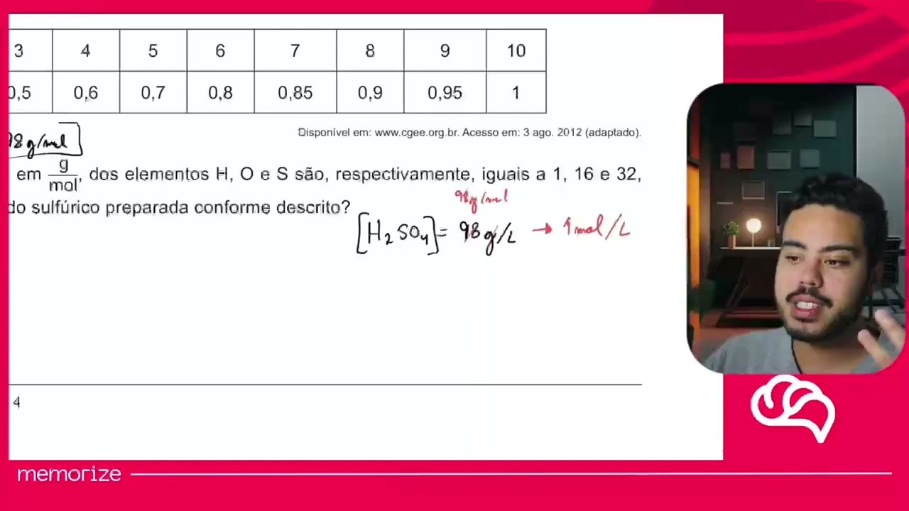 Resolução em Vídeo — Questão 124 ENEM 2018 PPL