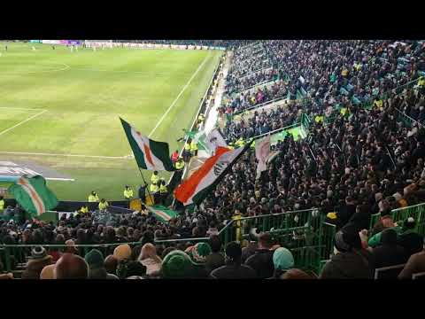 Celtic Fans | Green Brigade | SAM Song | Celtic vs St. Mirren -  Atmosphere 4-0