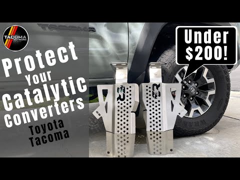 Catalytic Converter Theft Shield - Cali Raised - Toyota Tacoma 3rd Gen 4wd