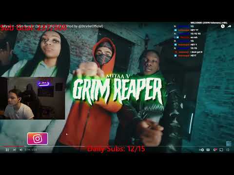 Gifted Reacts To Miyaa V - Grim Reaper (Shot by CPD Films) (Prod by @StryderOfficial)