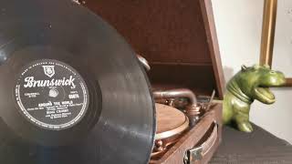 Homemade Fibre Needle ~ Around The World Bing Crosby ~ Garrard Deluxe Bronze Gramophone Brunswick 78