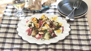 【3分クッキング公式】スペイン風たことじゃが芋のサラダ