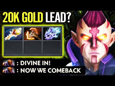 NEW CANCER 1 vs 9 Epic RAIDBOSS [Anti-mage] 9000 MMR Comeback 7.21 IMBA Carry Gameplay