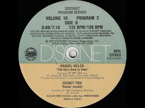 Disconet Volume 10, Program 2 / Secret Ties - Dancin' Insanity (1987)