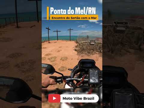 Único lugar onde o Sertão encontra o Mar: Ponta do Mel, Rio Grande do Norte #shorts #shortvideo
