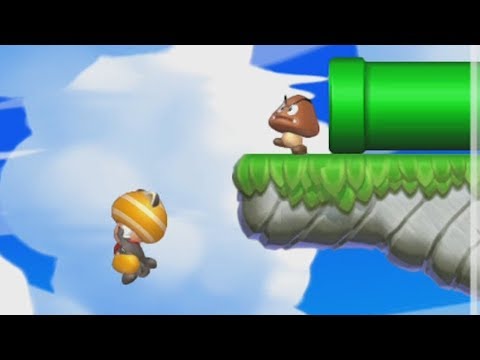 New Super Mario Bros. U - All 1-Up Rally Challenges (Gold Medal)