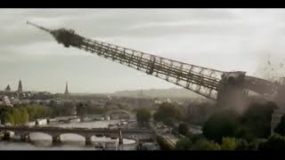 Destruction de la TOUR EIFFEL a Paris par L'incroyable Hulk....