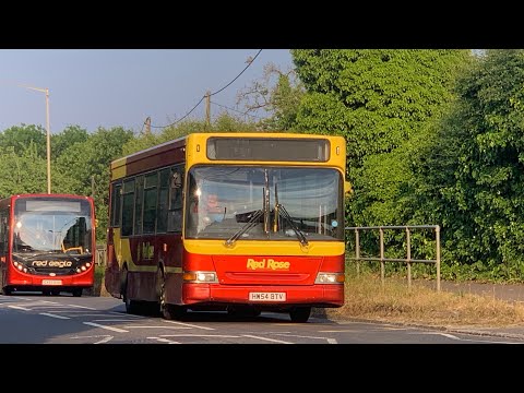 *Slowest route* | HW54 BTV | Red Rose | Dennis Dart (Plaxton Pointer) | 1 Fairford lees circular