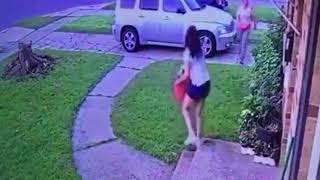Michigan women caught on home security camera stealing flower pots from front porch