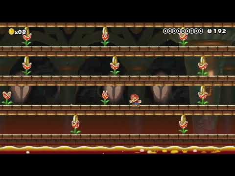 [4パターン遊べます]スピン練習城(分割ver)♪ spin by メロディアイ3 - Super Mario Maker - No Commentary 1bs