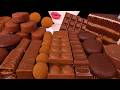 ASMR MUKBANG CHOCOLATE PARTY ICE CREAM MOCHI CAKE MILKA TICO 초콜릿파티 두바이 찰떡파이 