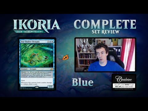 Complete Set Review - Ikoria: Lair Of Behemoths - Blue Cards - Constructed And Limited Focus
