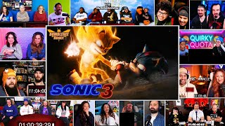 Super Sonic vs Super Shadow | Sonic the Hedgehog 3 (2024) reaction mashup