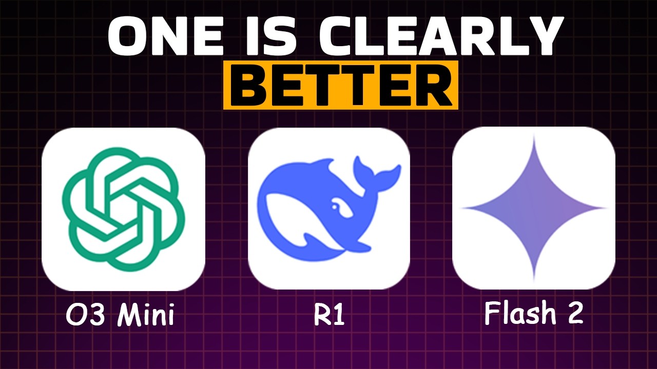 O3 Mini vs. Deepseek R1 vs. Gemini Flash 2: Who Wins?