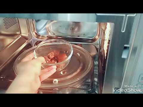 How to melt chocolate in microwave oven