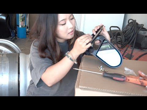 Ganador Style Mirrors On The S13 240sx! GKtech