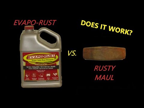 EVAPO-RUST Test + Antique Maul Restoration