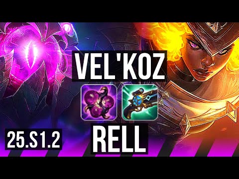 VEL'KOZ & Ezreal vs RELL & Corki (SUP) | KR Diamond | 25.S1.2