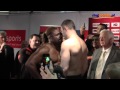 Klitschko - Briggs face-off after official weigh-in