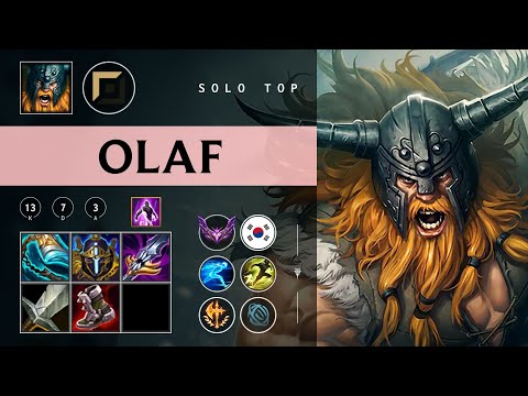 Olaf Top vs Gragas - KR Master Patch 26.01