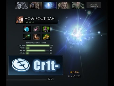 Dota 2 Rank Match | Crit . iO Feat. Sumail WR | [FULL GAME]