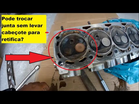 pode trocar a junta do cabeçote sem fazer retifica