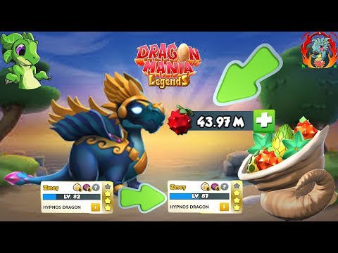 Upgrade Hypnos Dragon Level ! (Food 43,97M) - Dragon Mania Legends Gameplay Walkthrough Part 1562 HD