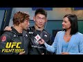 Song Yadong and Urijah Faber recap knockout win vs. Ricky Simon at #UFCVegas72 | ESPN MMA