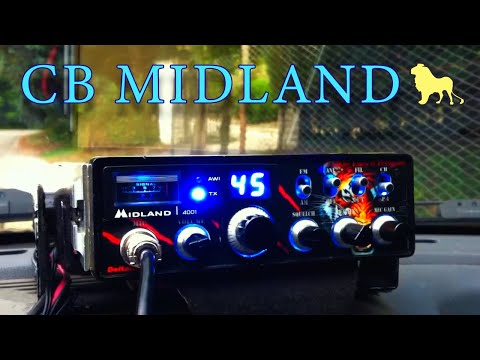 CB-Radio: Modifizierter Midland Alan Pro im Auto installiert