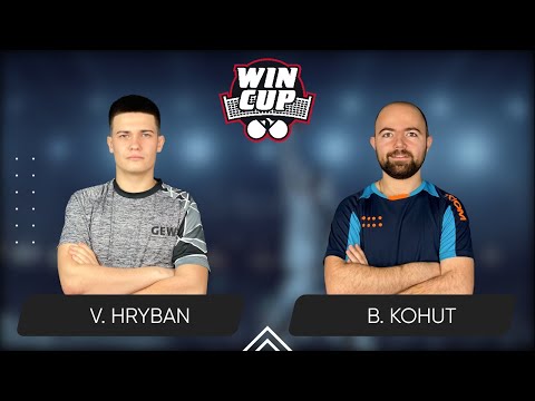 15:00 Vadym Hryban - Bohdan Kohut 19.08.2024 | Table Tennis WINCUP