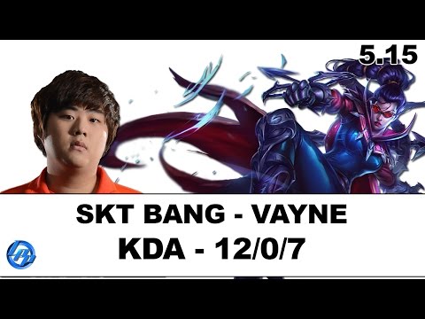 SKT Bang(Vayne) vs SKT Wolf(Corki) - Kr SoloQ