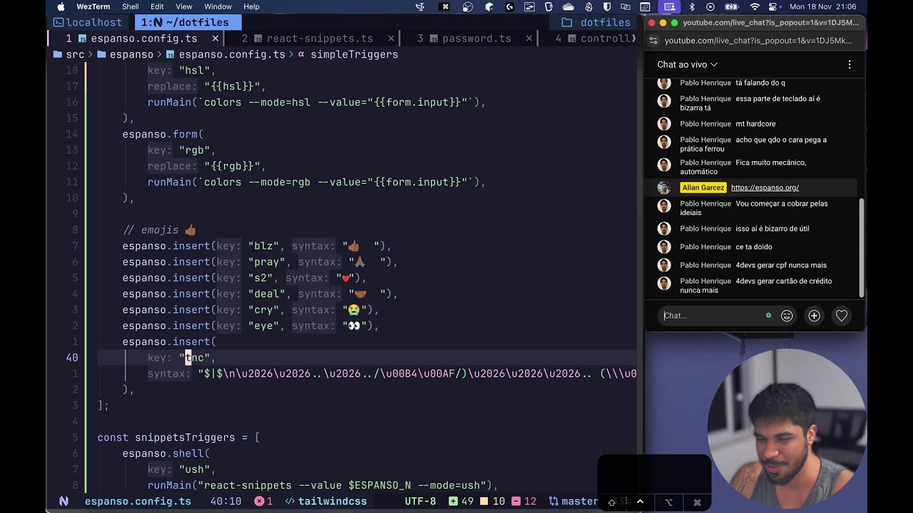 Setup do ambiente de desenvolvimento