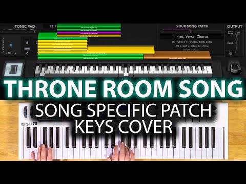 Throne Room Song MainStage patch keyboard cover- Charity Gayle