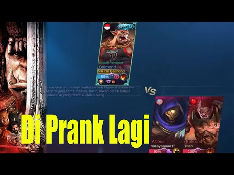 I'm Balmond vs Aldous + Balmond | Di Prank Lagi oleh Para Bocil | Begini Buildnya Saat Custom