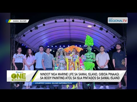 One Mindanao: Nindot nga marine life sa Samal Island, gibida pinaagi sa body painting