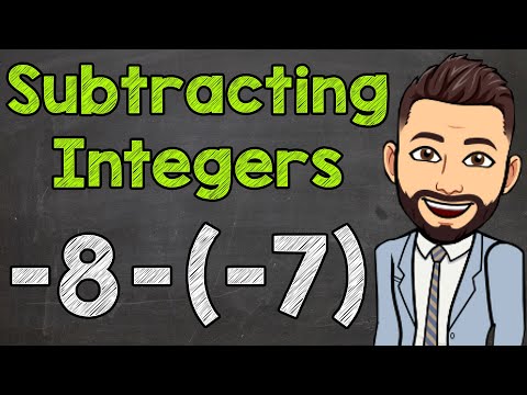 Subtracting Integers | How to Subtract Positive and Negative Integers