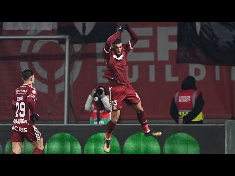 REZUMAT | Hermannstadt - Rapid 0-3. Grameni, gol fabulos, Dobre a ratat un penalty