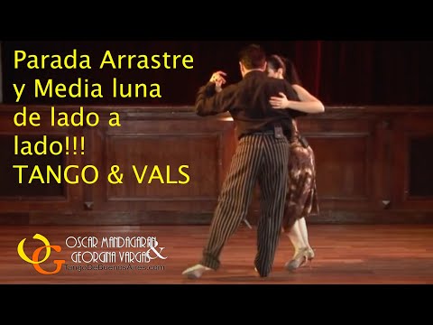 Parada Arrastre Media Luna de lado a Lado