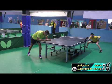 ФЁДОРОВ - ДВОЙНИКОВ #RUSSIAN #Championships #tabletennis #настольныйтеннис