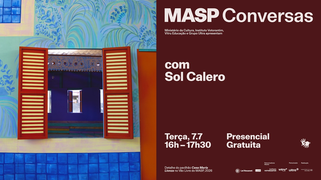 MASP Conversas | Sol Calero | 07.07.2026 (Português)