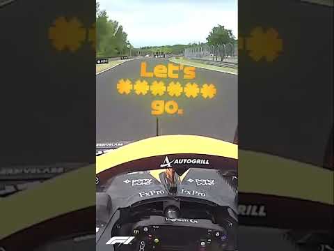 Daniel Ricciardo Let's go beautiful overtake 2022 Hungaroring GP 2022