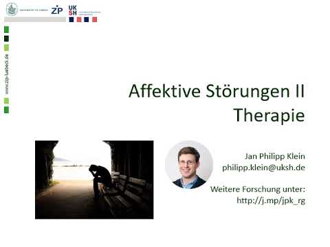 Affektive Störungen: Therapie
