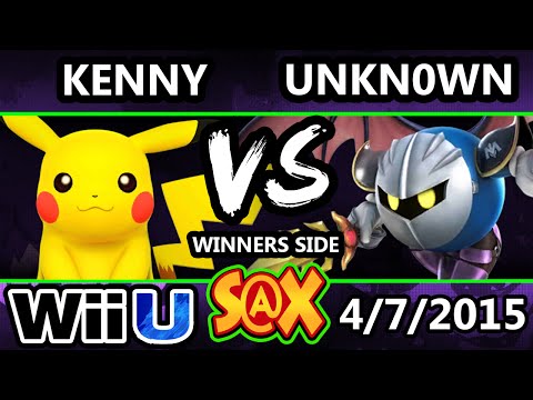 S@X - Kenny (Pikachu) Vs. CTRL | IGT Unknown (Metaknight) SSB4 Tournament - Smash Wii U - smash 4