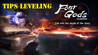 Tips Leveling untuk pemula di Four Gods on Wemix Indonesia | Play to Earn