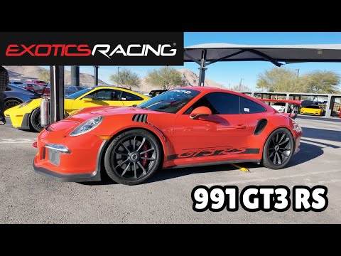 Racing a Porsche 991 GT3 RS - Exotics Racings at Speed Vegas