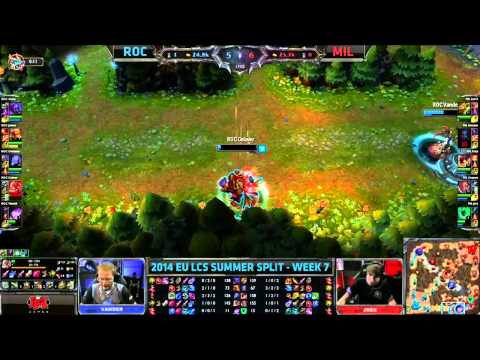 ROC vs MIL   LCS EU W7D2   ROCCAT vs Millenium VOD