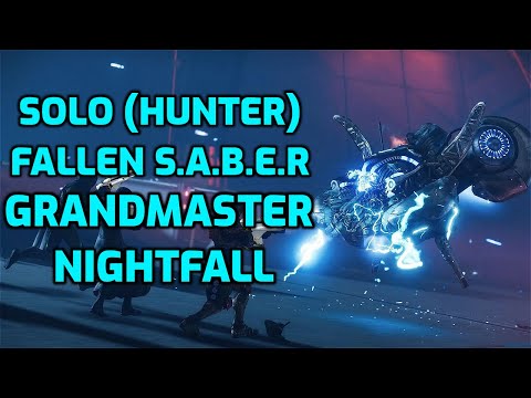 Solo (Hunter) Fallen S.A.B.E.R Grandmaster Nightfall // Destiny 2 Season of the Chosen