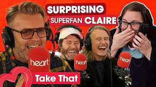 Take That give superfan Claire the surprise of her life 🥳