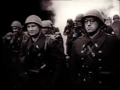 Croatian soldiers being deployed to the Eastern Front