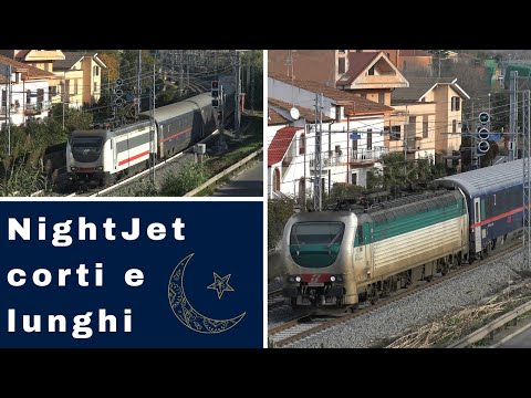 E.402B ed E.403 tra NightJet corti e lunghi